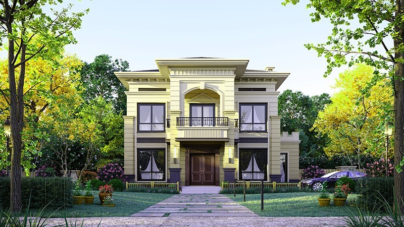 昭通中式合院住宅，开放庭院与邻里乡亲更亲近